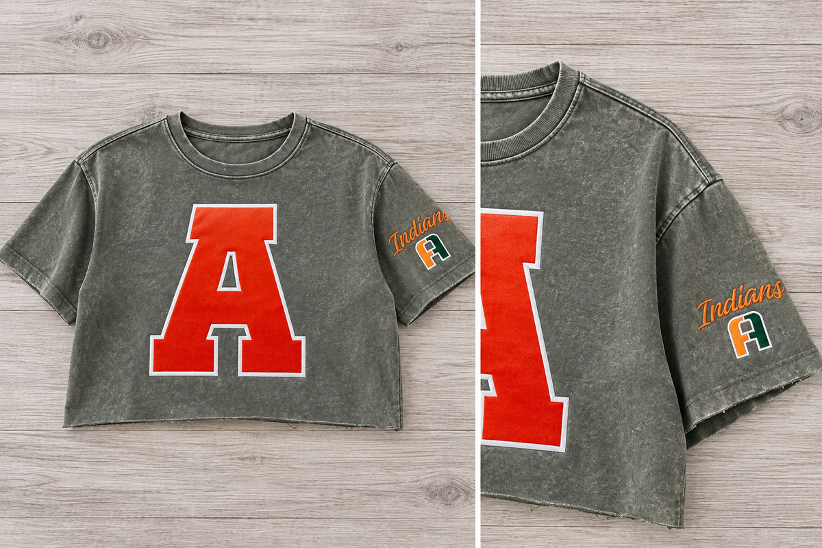 Albany High Indians Spirit Crop Top