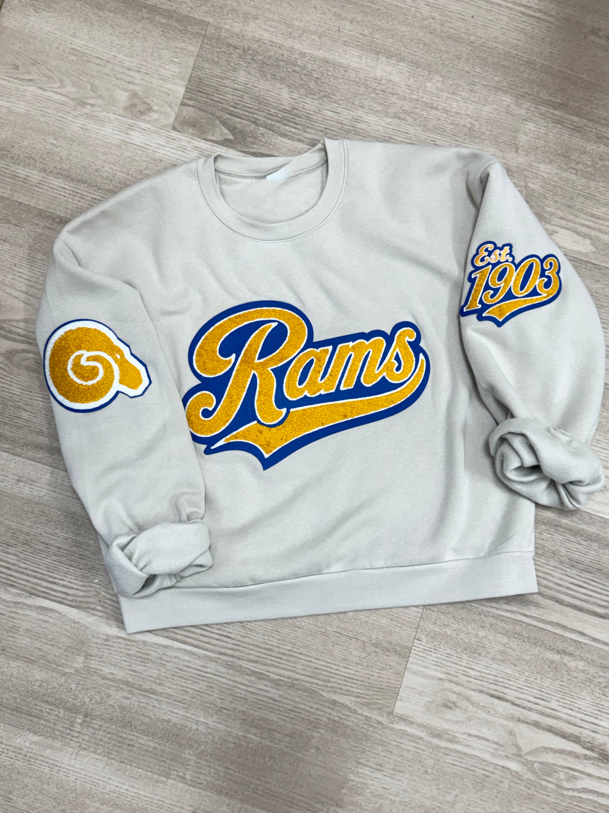 BIG Rams Chenille Sweatshirt