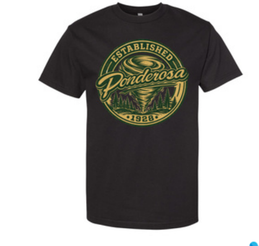 Ponderosa Heritage Tee (Black)